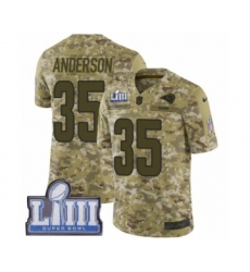 Men's Nike Los Angeles Rams #35 C.J. Anderson Limited Camo 2018 Salute to Service Super Bowl LIII Bound NFL Jersey