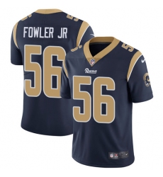 Youth Nike Los Angeles Rams #56 Dante Fowler Jr Navy Blue Team Color Vapor Untouchable Limited Player NFL Jersey