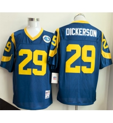 Men's Los Angeles Rams #29 Eric Dickerson Royal Throwback Football Stitched Jersey