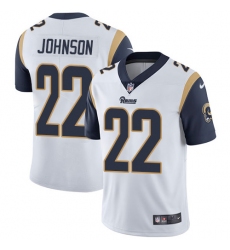 Youth Nike Los Angeles Rams #22 Trumaine Johnson White Vapor Untouchable Limited Player NFL Jersey
