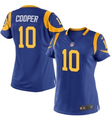 Women's Nike Los Angeles Rams #10 Pharoh Cooper Game Royal Blue Alternate NFL Jersey