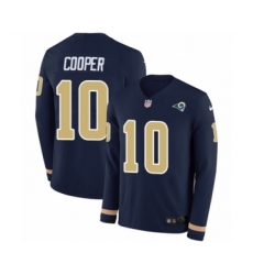 Youth Nike Los Angeles Rams #10 Pharoh Cooper Limited Navy Blue Therma Long Sleeve NFL Jersey