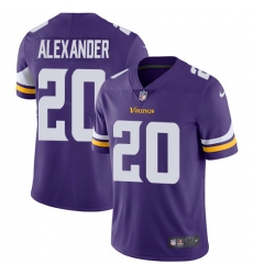 Youth Nike Minnesota Vikings #20 Mackensie Alexander Purple Team Color Vapor Untouchable Limited Player NFL Jersey