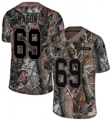 Youth Nike New England Patriots #69 Shaq Mason Camo Untouchable Limited NFL Jersey