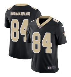 Men's Nike New Orleans Saints #84 Michael Hoomanawanui Black Team Color Vapor Untouchable Limited Player NFL Jersey