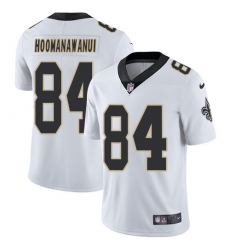 Men's Nike New Orleans Saints #84 Michael Hoomanawanui White Vapor Untouchable Limited Player NFL Jersey