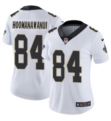 Women's Nike New Orleans Saints #84 Michael Hoomanawanui Elite White NFL Jersey