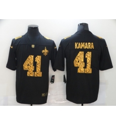 Men's New Orleans Saints #41 Alvin Kamara Black Nike Leopard Print Limited Jersey Men's New Orleans Saints #41 Alvin Kamara Black Nike Leopard Print Limited Jersey
