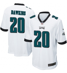 Men's Nike Philadelphia Eagles #20 Brian Dawkins Game White NFL Jersey