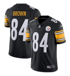 Men's Nike Pittsburgh Steelers #84 Antonio Brown Black Team Color Vapor Untouchable Limited Player NFL Jersey