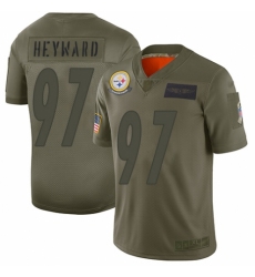 Men's Pittsburgh Steelers #97 Cameron Heyward Limited Camo 2019 Salute to Service Football Jersey