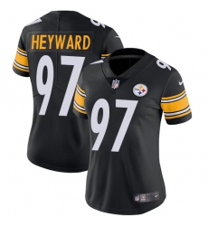 Women's Nike Pittsburgh Steelers #97 Cameron Heyward Black Team Color Vapor Untouchable Limited Player NFL Jersey