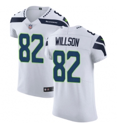 Men's Nike Seattle Seahawks #82 Luke Willson White Vapor Untouchable Elite Player NFL Jersey