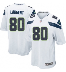 Men's Nike Seattle Seahawks #80 Steve Largent Game White NFL Jersey Men's Nike Seattle Seahawks #80 Steve Largent Game White NFL Jersey