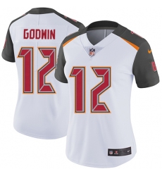 Women's Nike Tampa Bay Buccaneers #12 Chris Godwin Elite White NFL Jersey