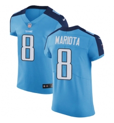 Men's Nike Tennessee Titans #8 Marcus Mariota Light Blue Team Color Vapor Untouchable Elite Player NFL Jersey