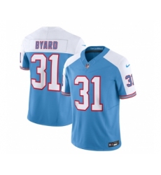 Men's Nike Tennessee Titans #31 Kevin Byard White 2023 F.U.S.E. Vapor Limited Throwback Football Stitched Jersey