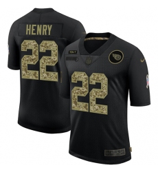 Men's Tennessee Titans #22 Derrick Henry Camo 2020 Salute To Service Limited Jersey Men's Tennessee Titans #22 Derrick Henry Camo 2020 Salute To Service Limited Jersey