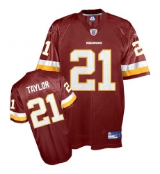 Reebok Washington Redskins #21 Sean Taylor Burgundy Red Team Color Premier EQT Throwback NFL Jersey