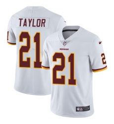 Youth Nike Washington Redskins #21 Sean Taylor Elite White NFL Jersey