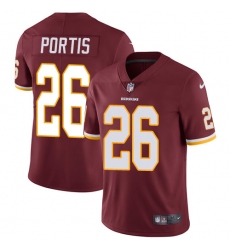 Youth Nike Washington Redskins #26 Clinton Portis Elite Burgundy Red Team Color NFL Jersey