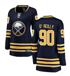 Women's Buffalo Sabres #90 Ryan O'Reilly Fanatics Branded Navy Blue Home Breakaway NHL Jersey