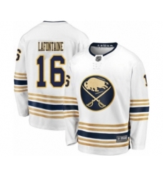 Men's Buffalo Sabres #16 Pat Lafontaine Fanatics Branded White 50th Season Breakaway Hockey Jersey