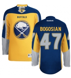 Men's Reebok Buffalo Sabres #47 Zach Bogosian Authentic Gold New Third NHL Jersey
