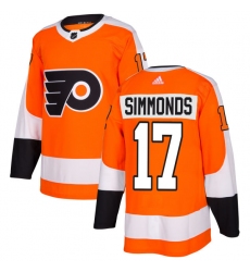 Youth Adidas Philadelphia Flyers #17 Wayne Simmonds Authentic Orange Home NHL Jersey