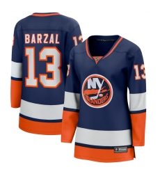 Women's New York Islanders #13 Mathew Barzal Fanatics Branded Orange 2020-21 Special Edition Breakaway Player Jersey