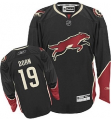 Women's Reebok Arizona Coyotes #19 Shane Doan Authentic Black Third NHL Jersey