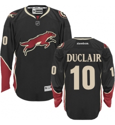 Women's Reebok Arizona Coyotes #10 Anthony Duclair Authentic Black Third NHL Jersey