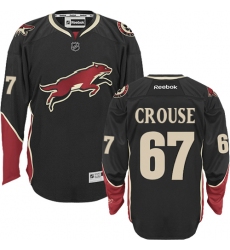 Women's Reebok Arizona Coyotes #67 Lawson Crouse Authentic Black Third NHL Jersey