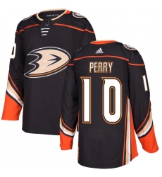 Men's Adidas Anaheim Ducks #10 Corey Perry Premier Black Home NHL Jersey