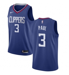Women's Nike Los Angeles Clippers #3 Chris Paul Swingman Blue Road NBA Jersey - Icon Edition