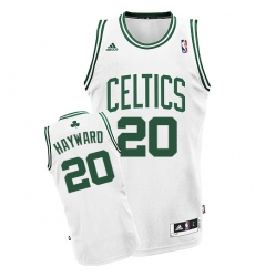 Women's Adidas Boston Celtics #20 Gordon Hayward Swingman White Home NBA Jersey