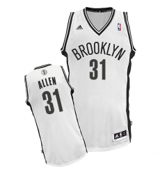 Men's Adidas Brooklyn Nets #31 Jarrett Allen Swingman White Home NBA Jersey