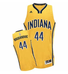 Men's Adidas Indiana Pacers #44 Bojan Bogdanovic Swingman Gold Alternate NBA Jersey