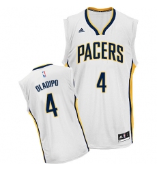 Men's Adidas Indiana Pacers #4 Victor Oladipo Swingman White Home NBA Jersey