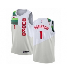 Men's Nike Milwaukee Bucks #21 Tony Snell White Swingman Jersey - Earned Edition