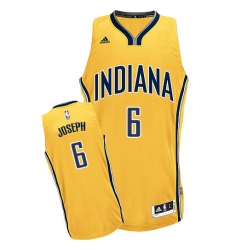 Men's Adidas Indiana Pacers #6 Cory Joseph Swingman Gold Alternate NBA Jersey