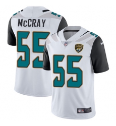 Youth Nike Jacksonville Jaguars #55 Lerentee McCray White Vapor Untouchable Limited Player NFL Jersey