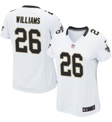 Women's Nike New Orleans Saints #26 P. J. Williams Game White NFL Jersey