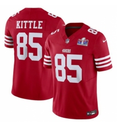 Youth San Francisco 49ers #85 George Kittle Red 2023 F U S E Vapor Untouchable Limited Stitched Football 2024 Super Bowl LVIII Jersey