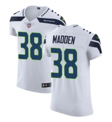 Men's Nike Seattle Seahawks #38 Tre Madden White Vapor Untouchable Elite Player NFL Jersey