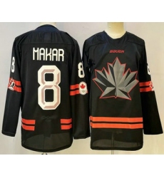 Men's Canada Hockey #8 Cale Makar Black Stitched Jersey