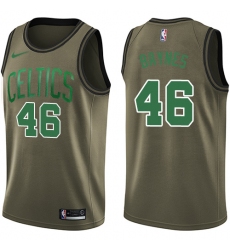Youth Nike Boston Celtics #46 Aron Baynes Swingman Green Salute to Service NBA Jersey