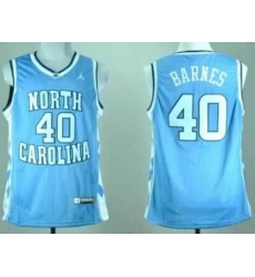 North Carolina #40 Harrison Barnes Blue Stitched NCAA Jersey