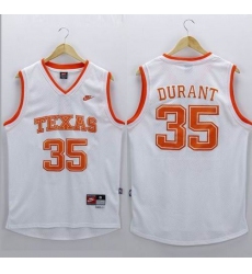 Texas Longhorns #35 Kevin Durant White New Stitched NCAA Jersey