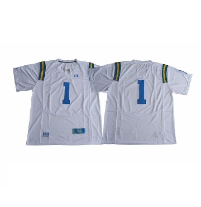UCLA Bruins #1 White College Football Jersey